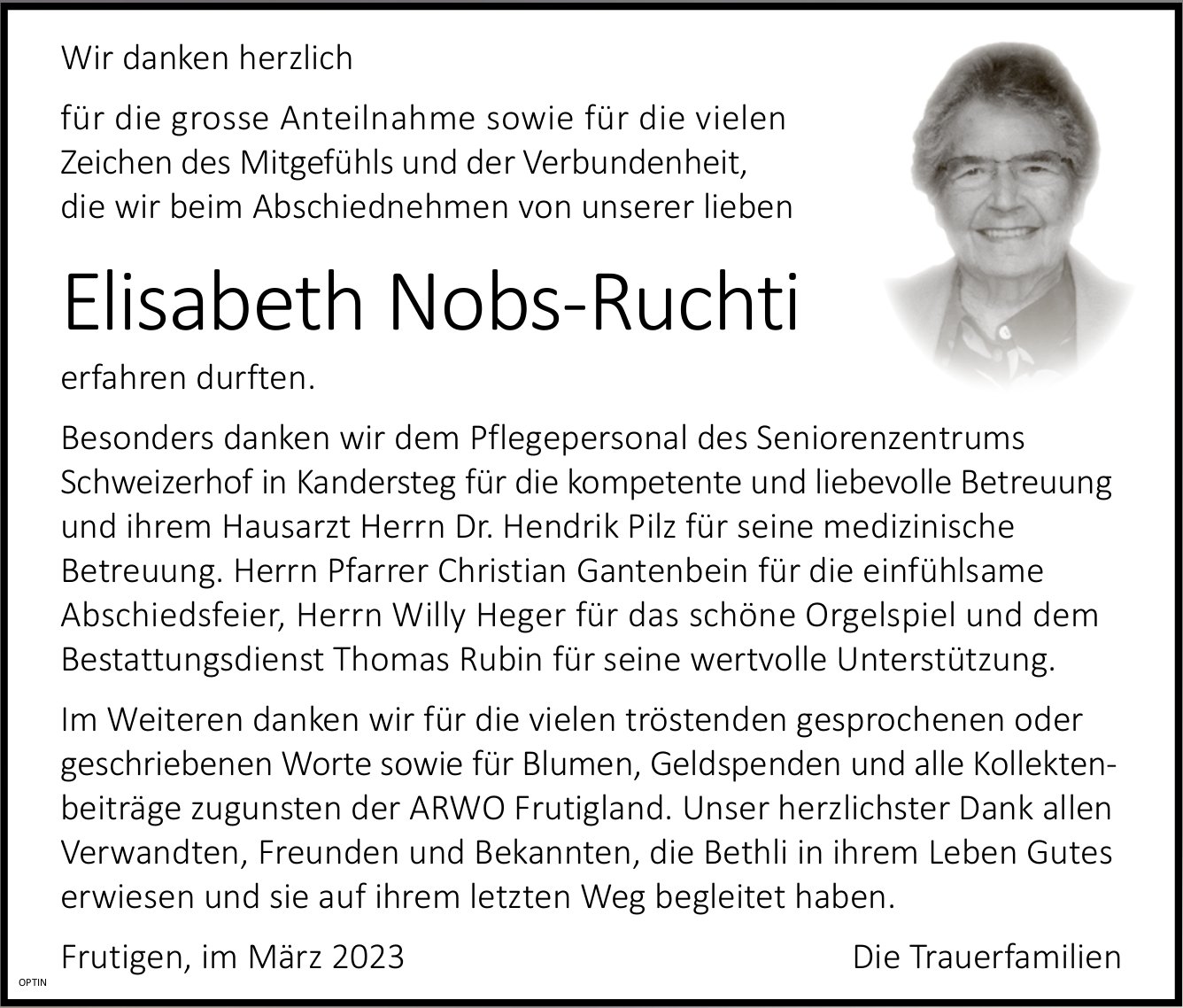 Elisabeth Nobs-Ruchti, im März 2023 / DS