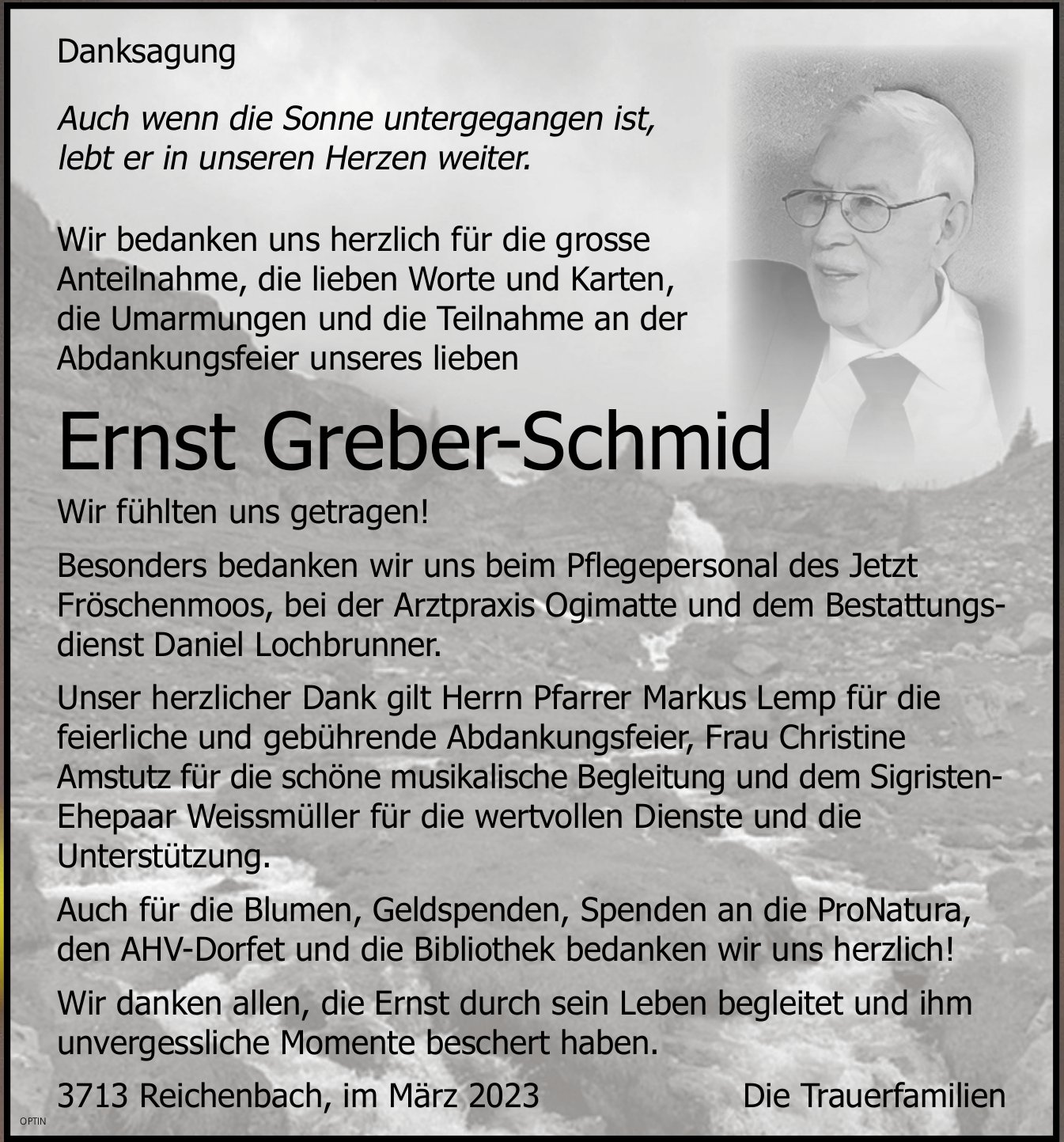 Ernst Greber-Schmid, im März 2023 / DS