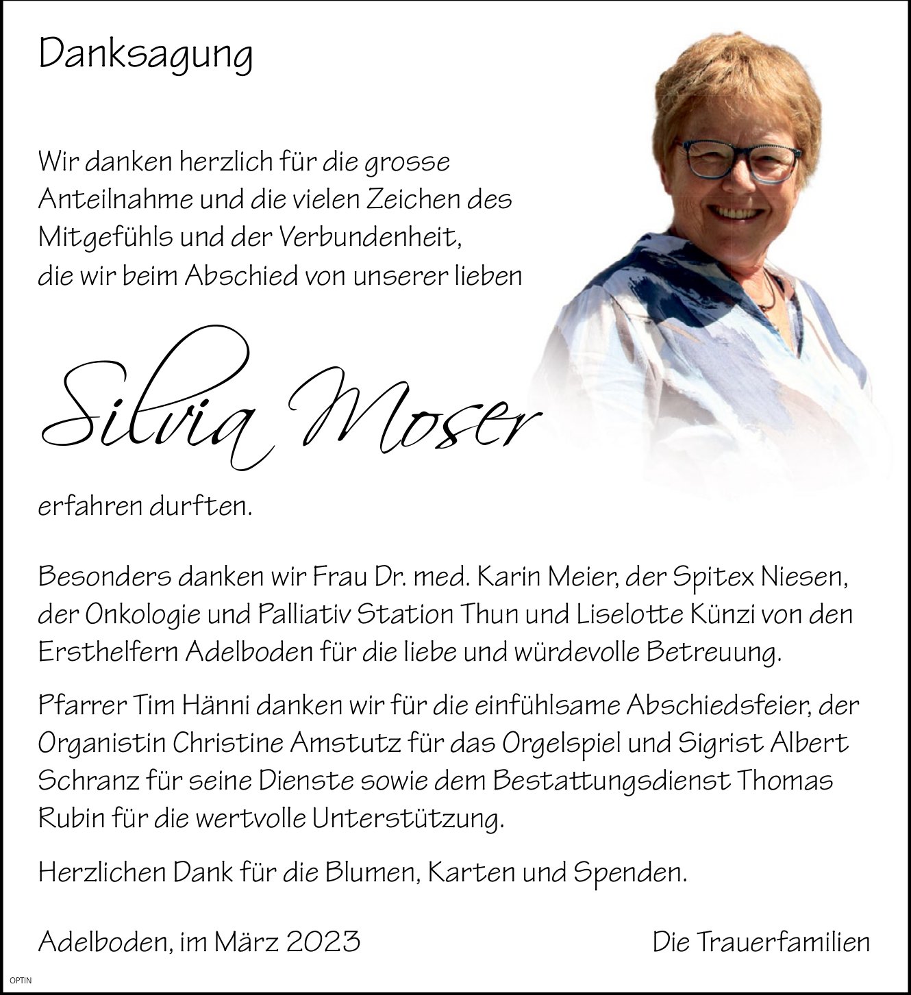 Silvia Moser, im März 2023 / DS
