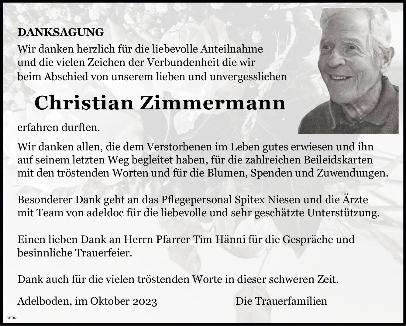 Christian Zimmermann, im Oktober 2023 / DS