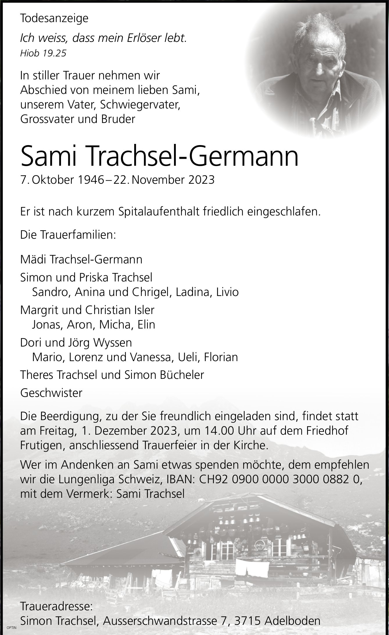 Sami Trachsel-Germann, November 2023 / TA