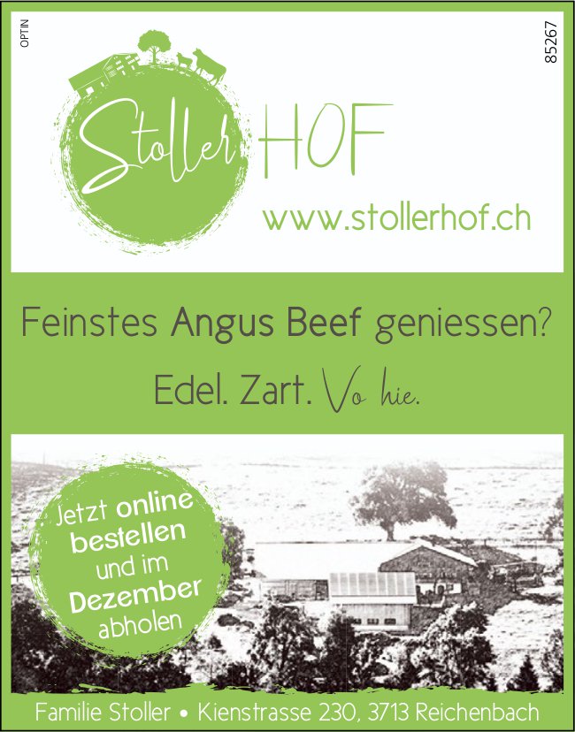 Stollerhof, Reichenbach - Feinstes Angus Beef geniessen