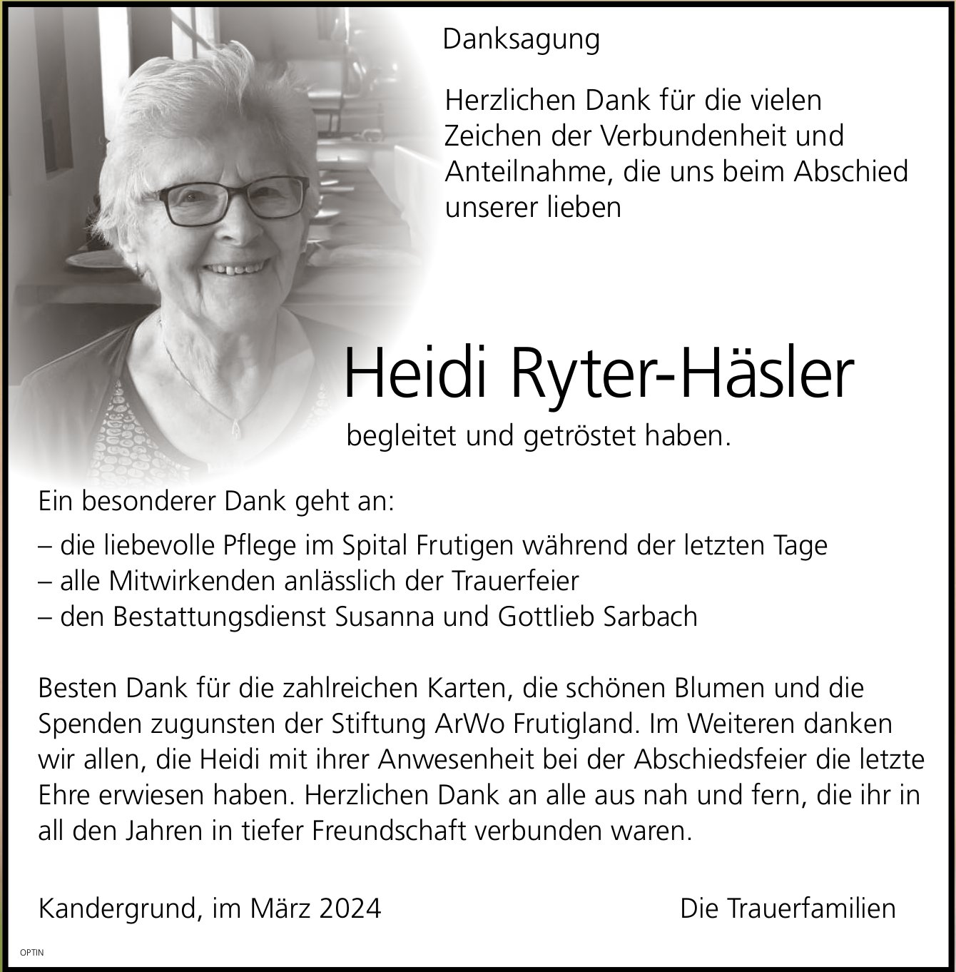 Heidi Ryter-Häsler, im März 2024 / DS