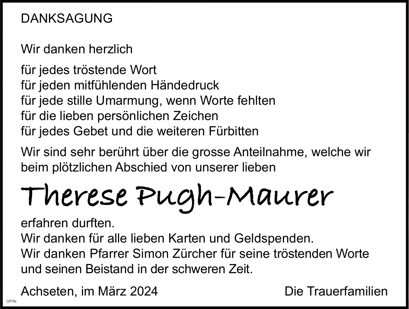 Therese Pugh-Maurer, im März 2024 / DS