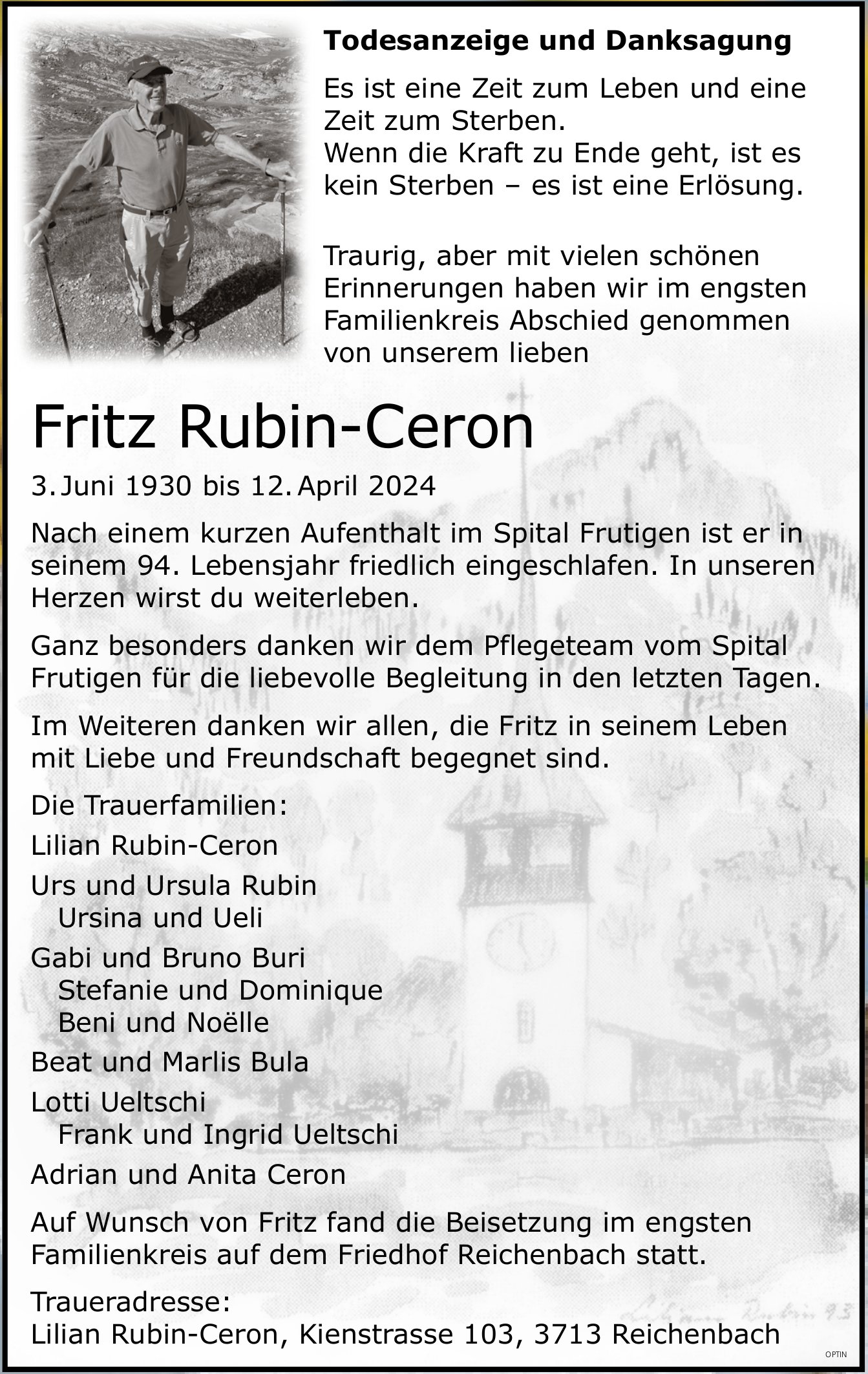 Fritz Rubin-Ceron, April 2024 / TA
