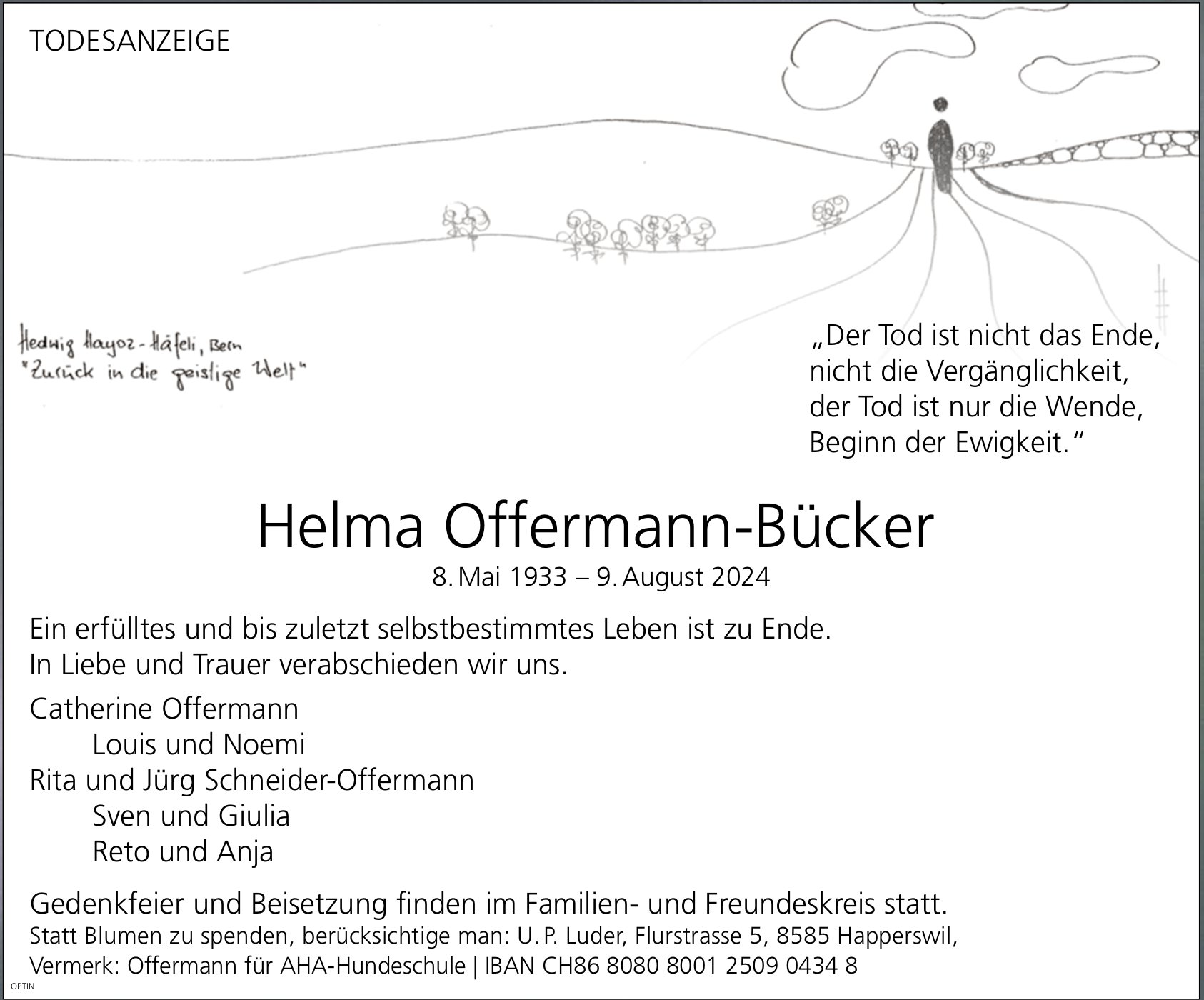 Helma Offermann-Bücker, August 2024 / TA