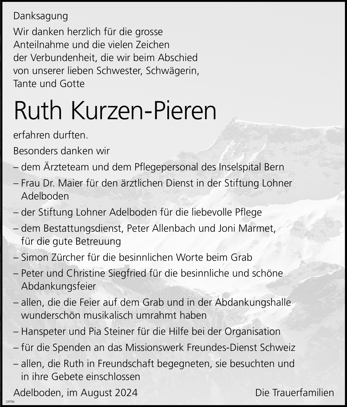 Ruth Kurzen-Pieren, im August 2024 / DS