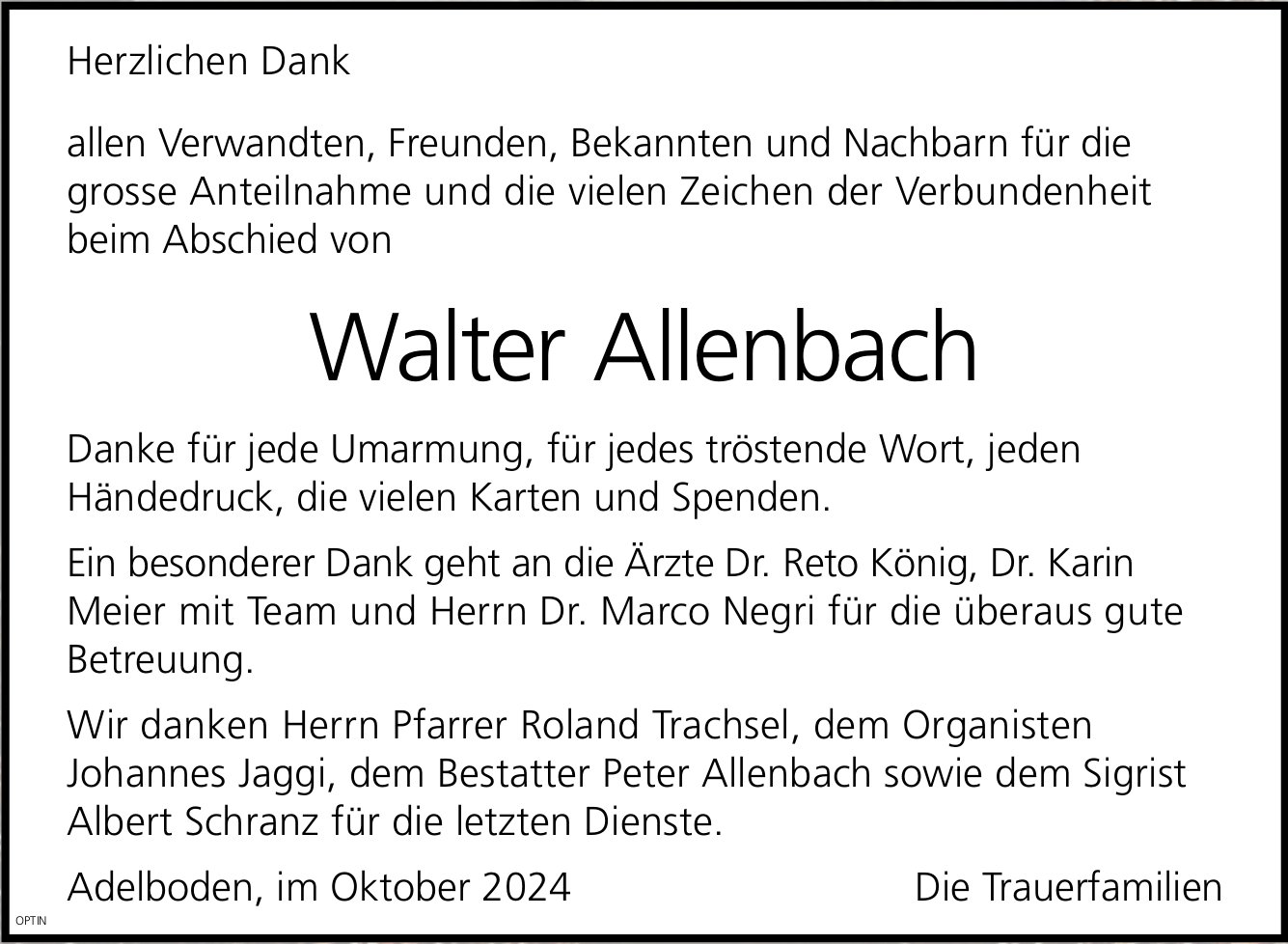 Walter Allenbach, im Oktober 2024 / DS