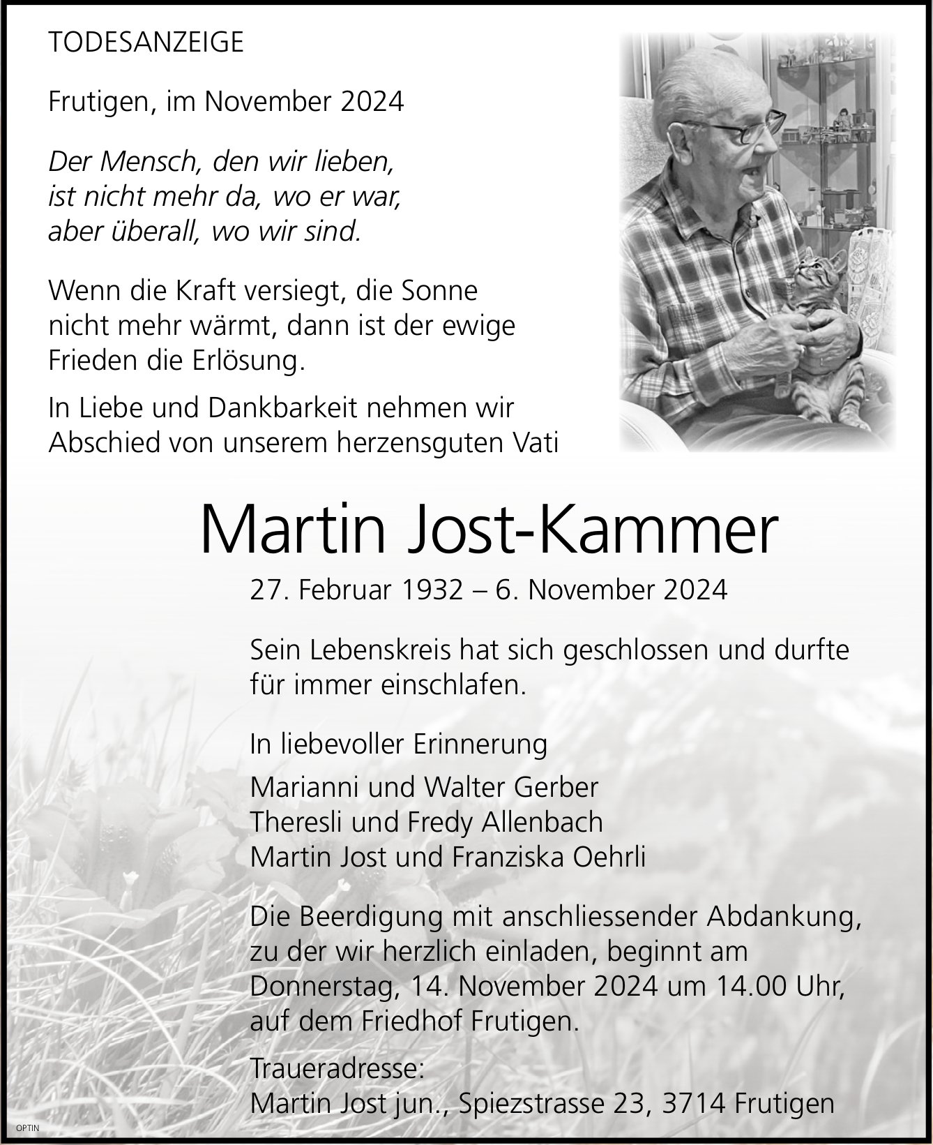 Martin Jost-Kammer, November 2024 / TA