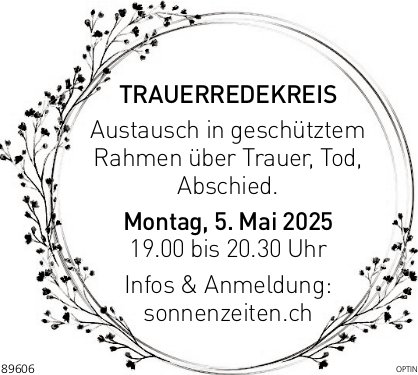 Trauerredekreis, 5. Mai