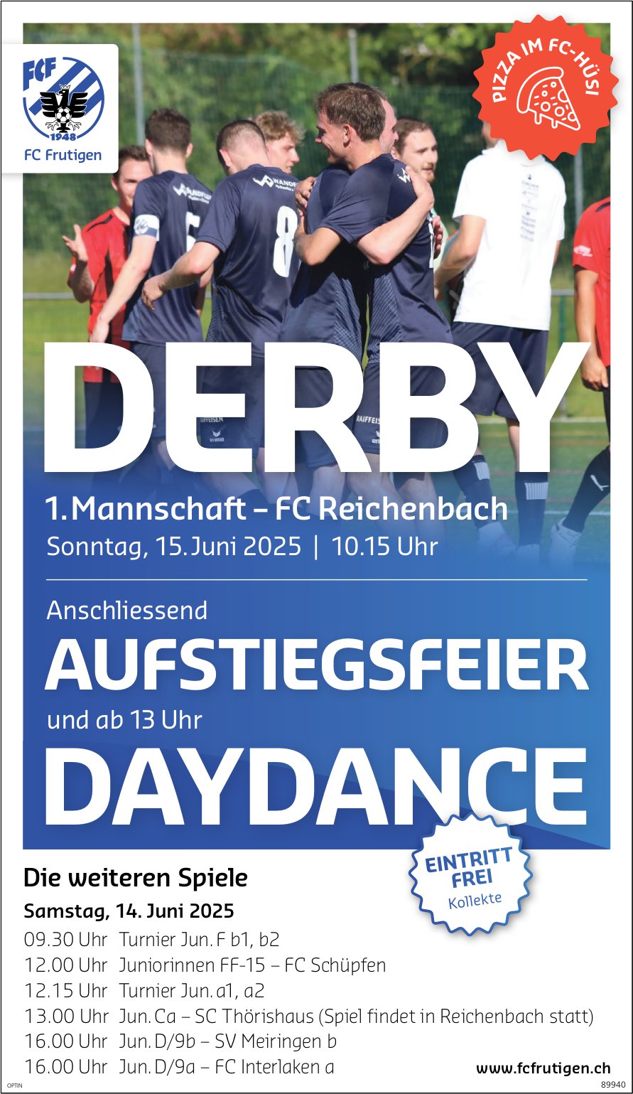 FC Frutigen - FC Reichenbach, 15. Juni, Frutigen