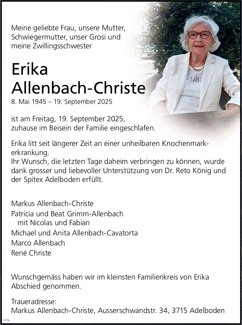 Allenbach-Christe, September 2025 / TA