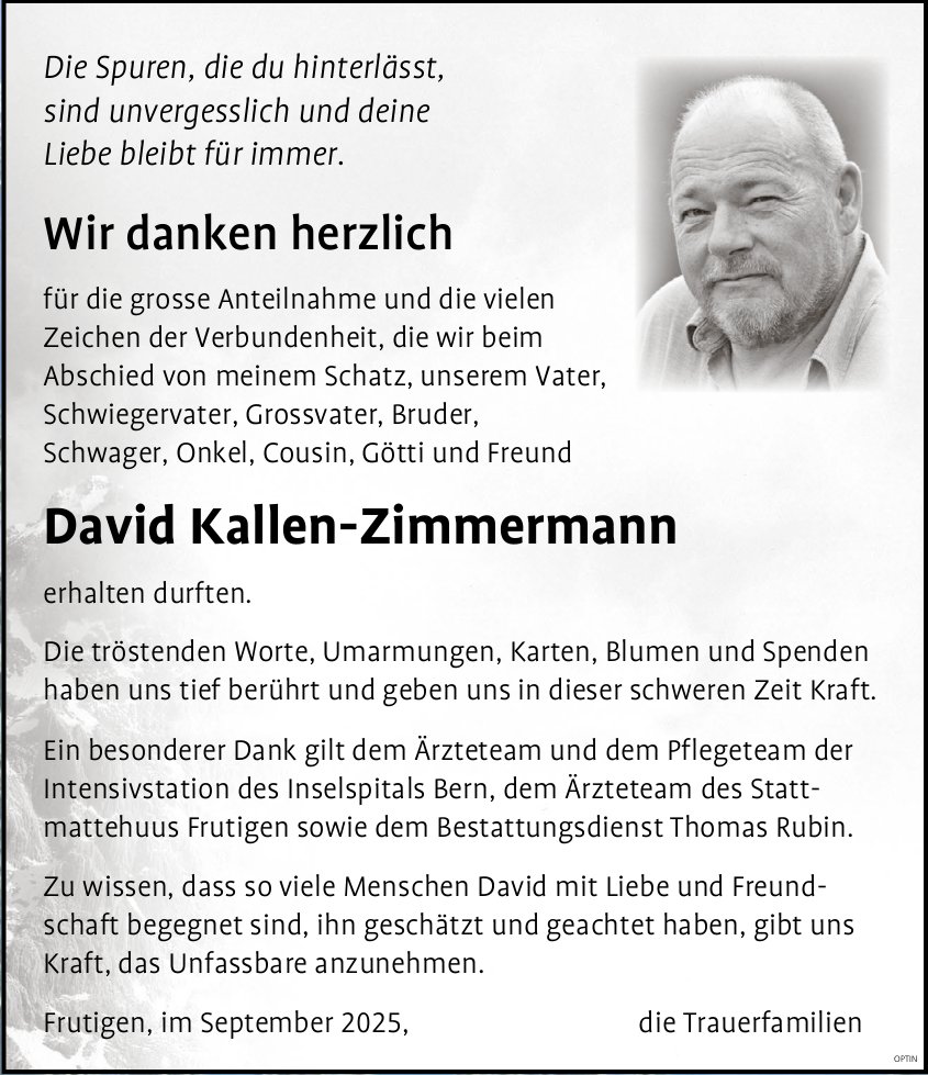 David Kallen-Zimmermann, im September 2025 / DS