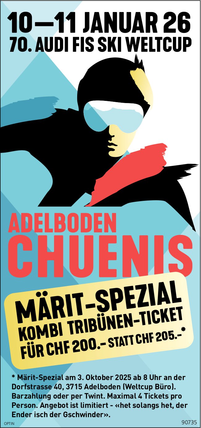 Chuenis Märit-Spezial, 3. Oktober, Dorfstrasse, Adelboden