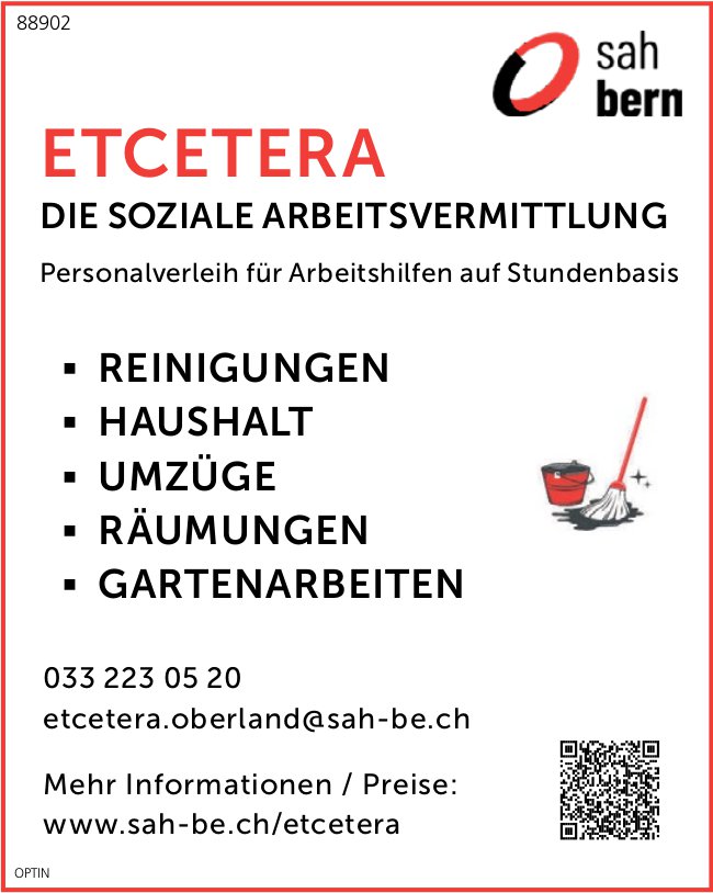 Etcetera, Die Soziale Arbeitsvermittlung