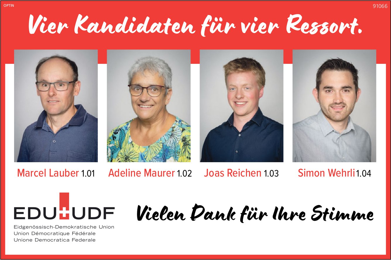 EDU UDF, Liste 1
