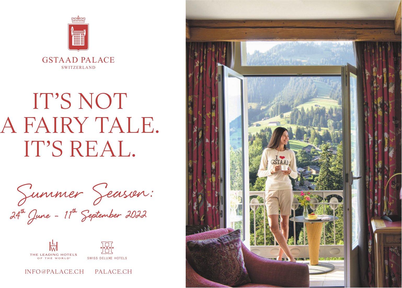 Gstaad Palace - It’s not a fairy tale. It’s real.