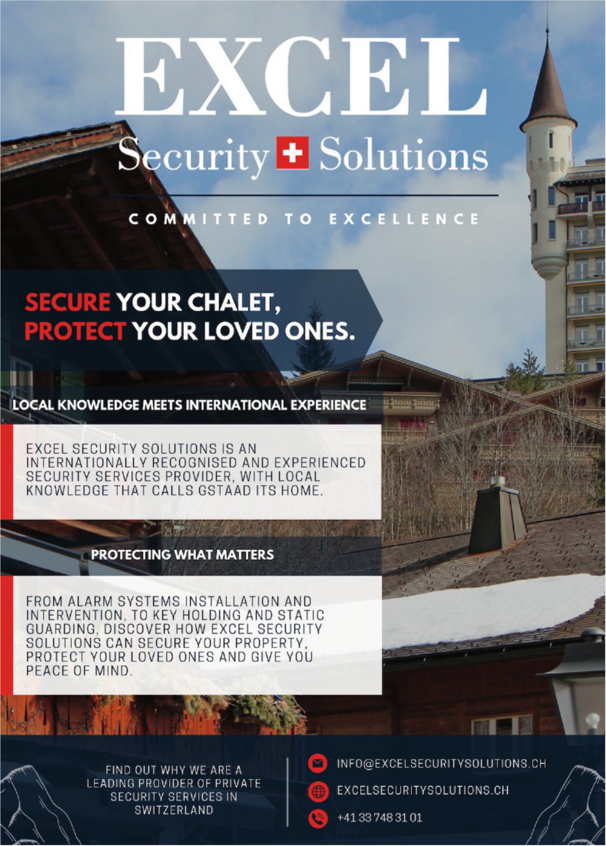 Excel Security Solutions, Saanen - Secure your Chalet, protect your loved ones.