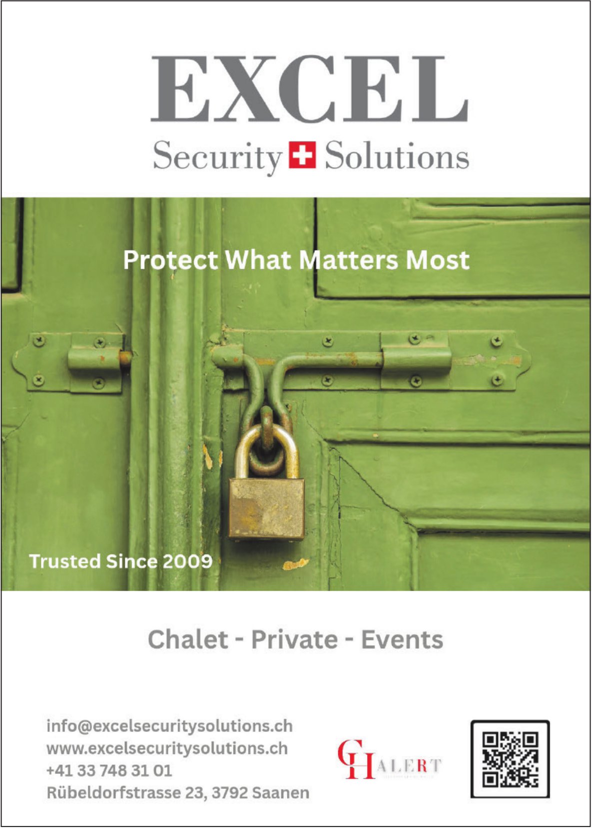 Excel Security Solutions, Saanen - Protect What Matters Most
