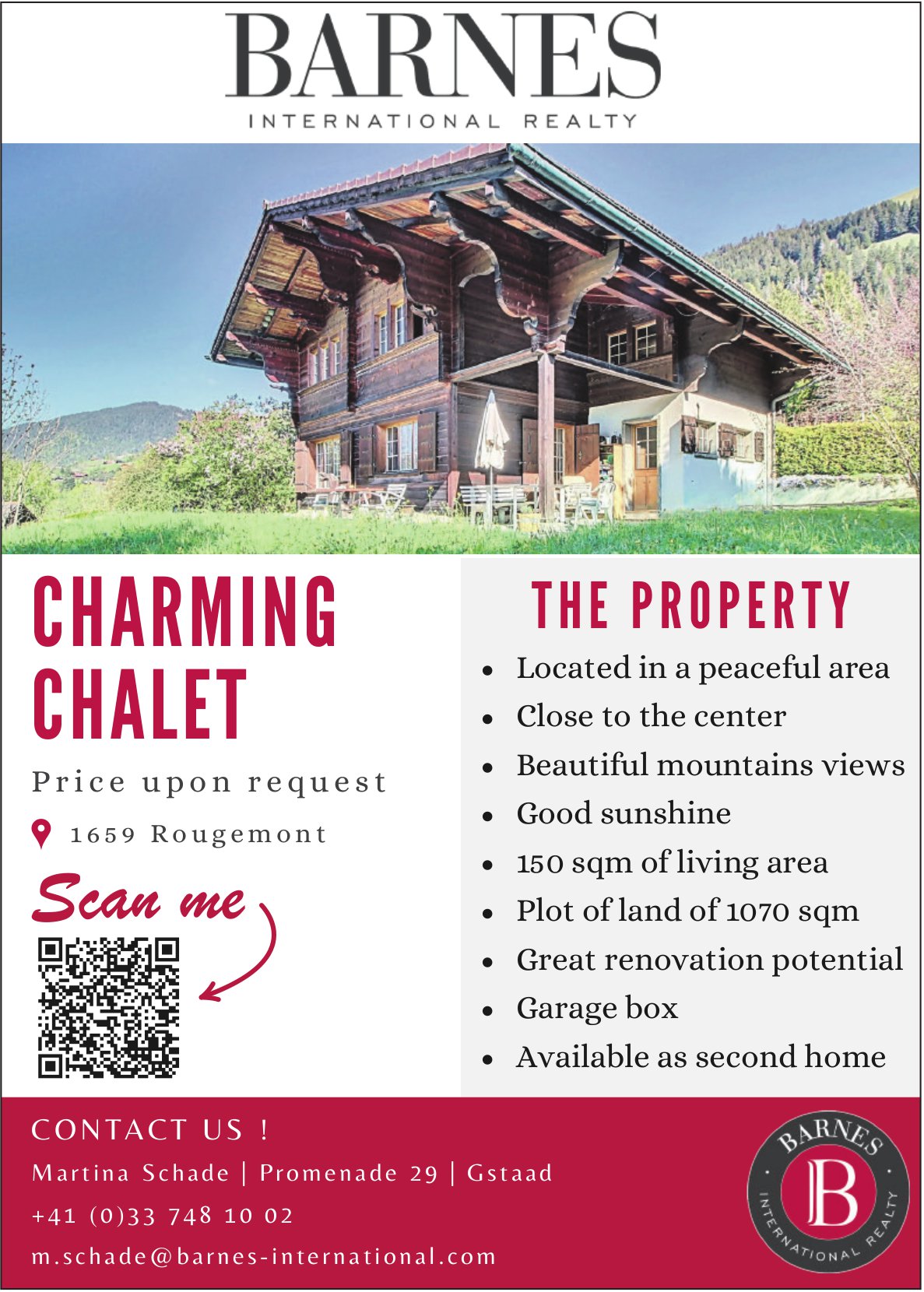 Charming Chalet, Chalet, Gstaad, zu verkaufen