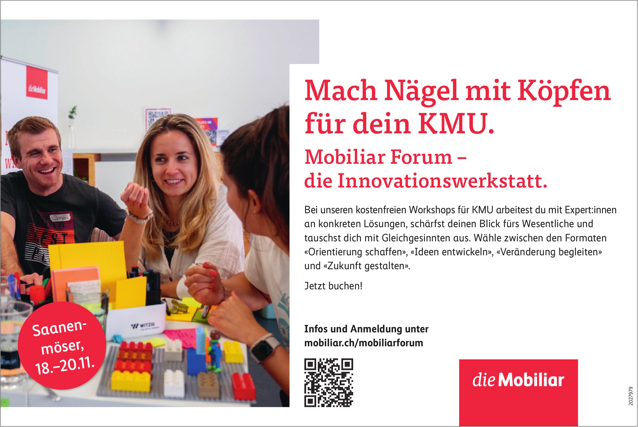 Die Mobiliar, Mach Nägel mit Köpfen für dein KMU.