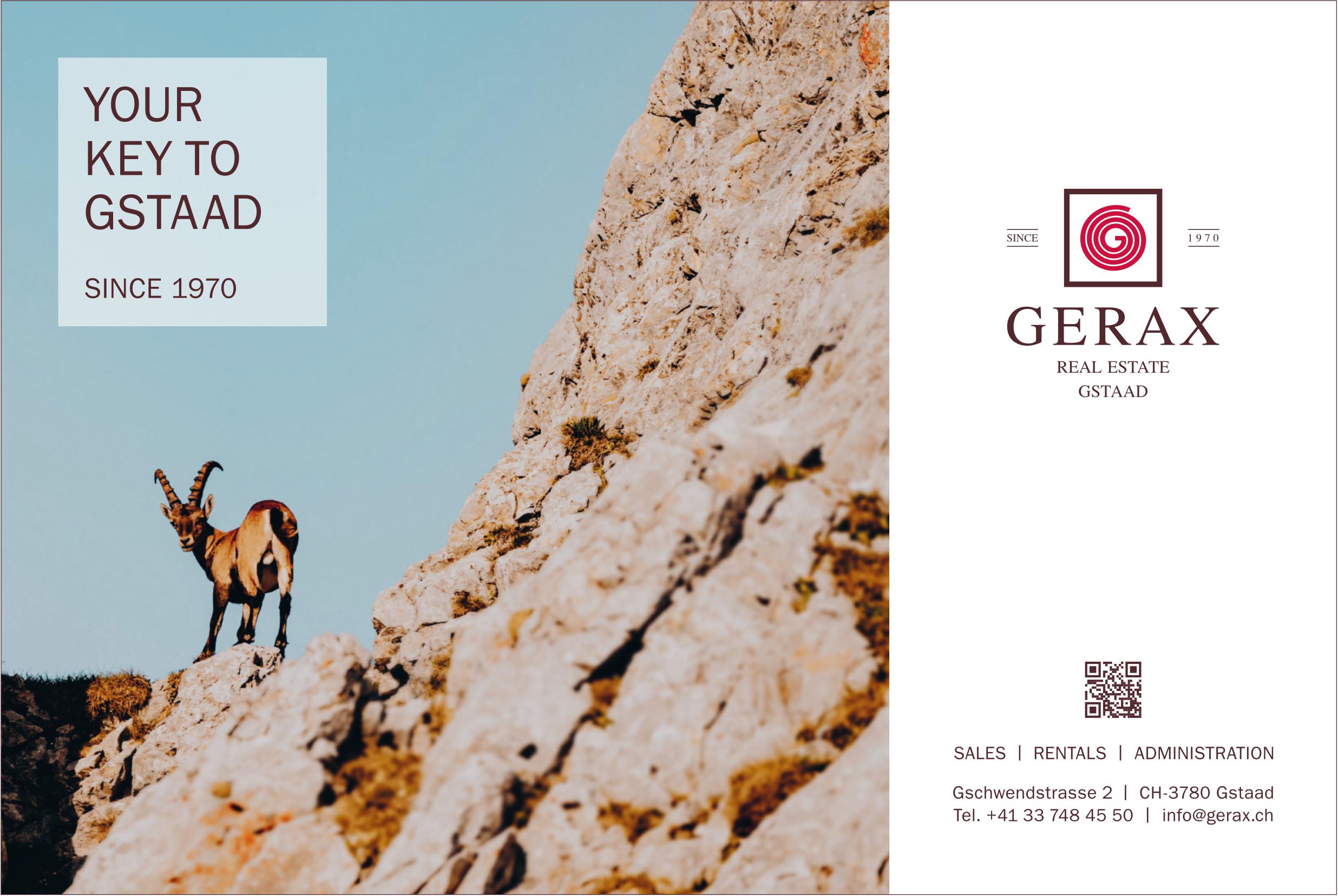 Gerax Real Estate - Your key to Gstaad