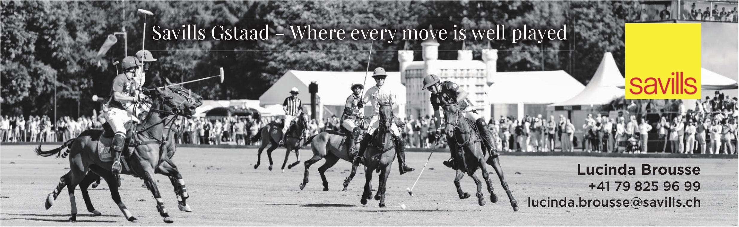 Lucinda Brousse, Savills Gstaad – Where every move is well played