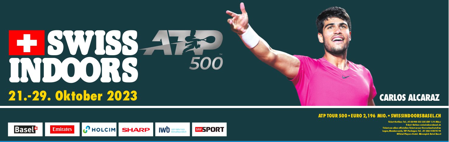 Swiss Indoors ATP 500, 21. bis 29. Oktober, Basel
