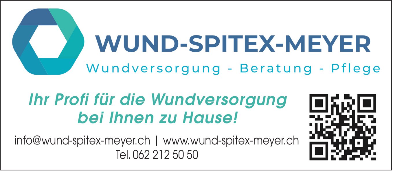 Wund-Spitex-Meyer - Ihr Profi für die Wundversorgung bei Ihnen zu Hause!