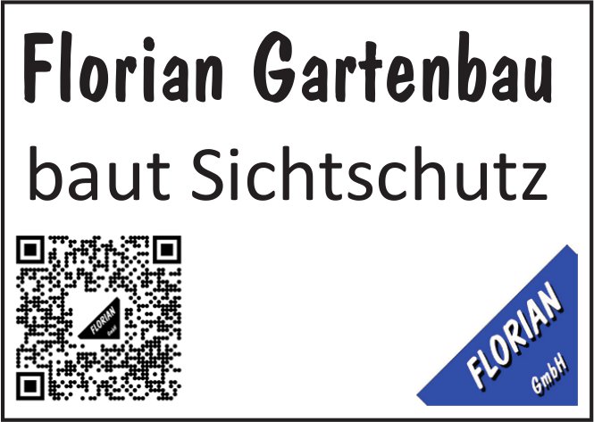 Florian Gartenbau GmbH, baut Sichtschutz