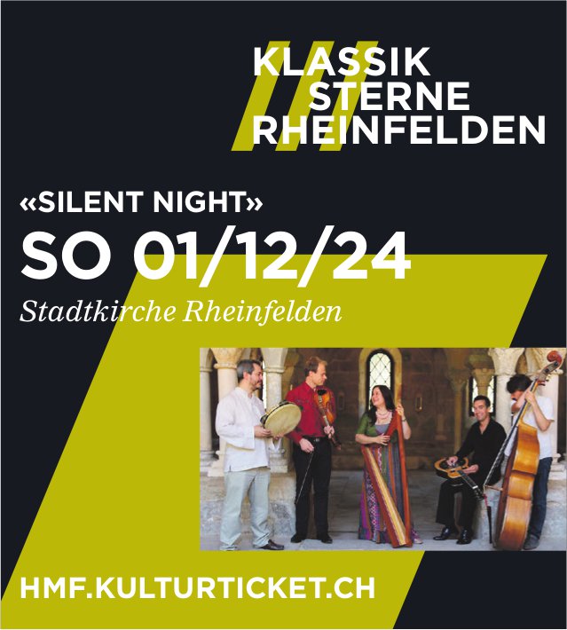 «Silent Night», 1. Dezember, Stadtkirche, Rheinfelden