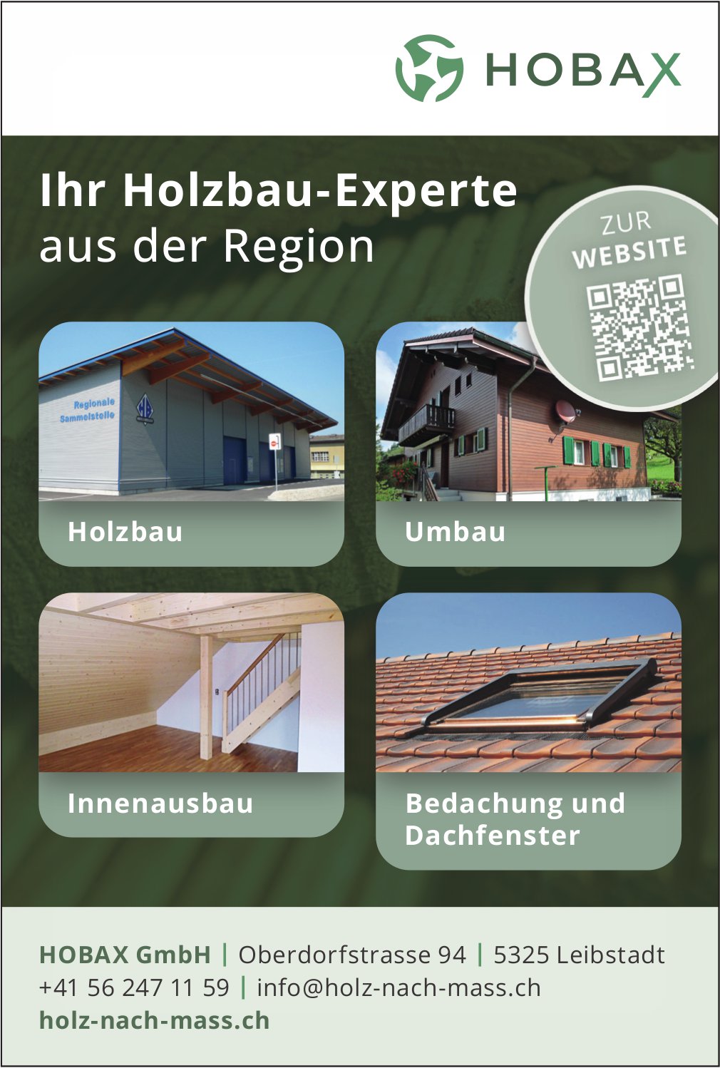 HOBAX GmbH, Leibstadt - Ihr Holzbau-Experte aus der Region