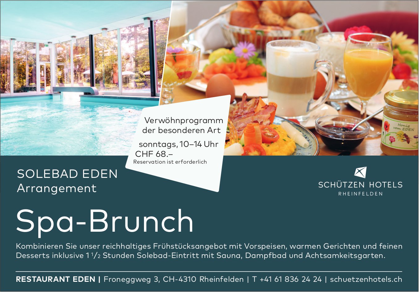 Restaurant Eden, Rheinfelden - Sparbrunch, sonntags