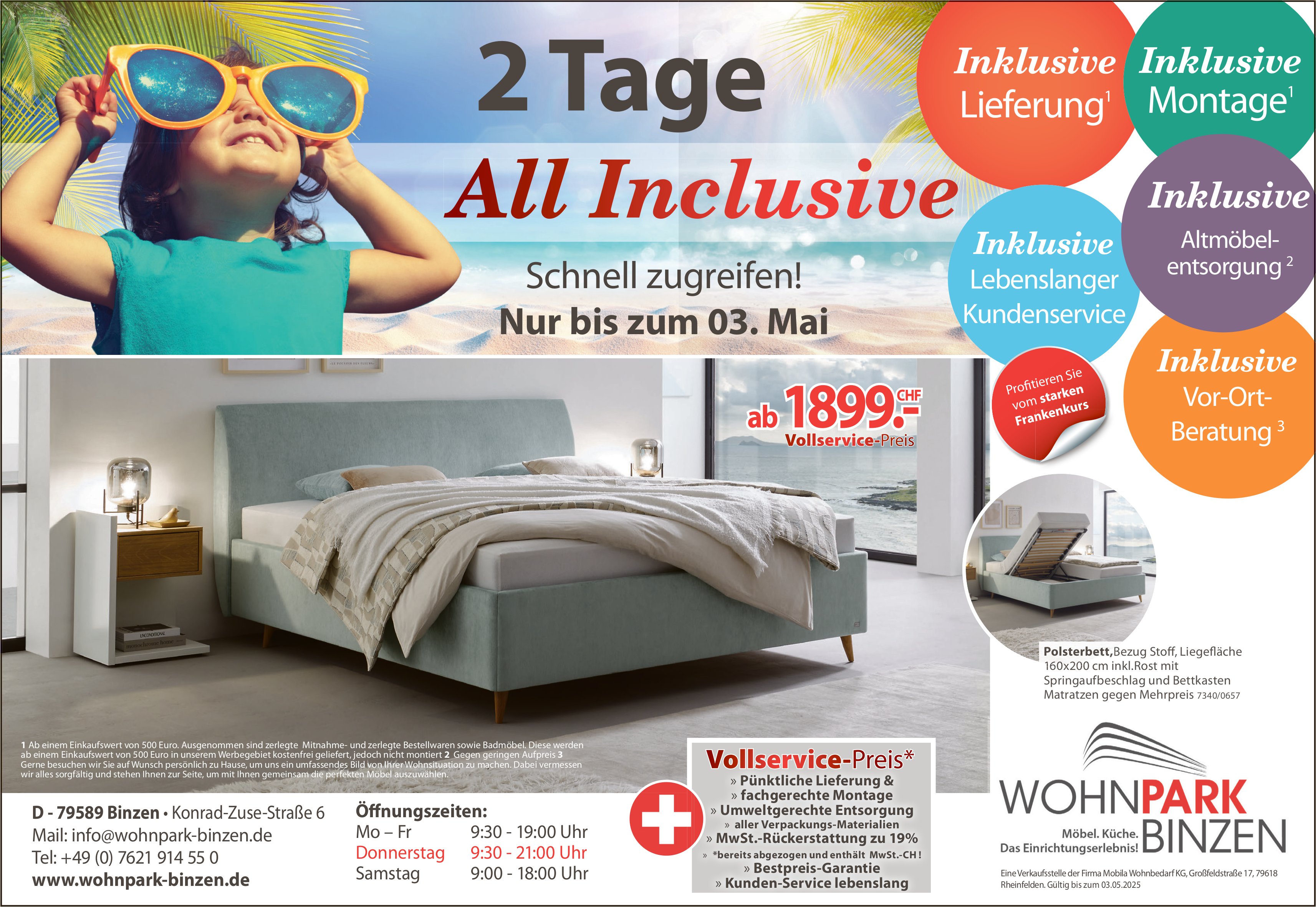 Wohnpark, D-Binzen - 2 Tage All Inclusive