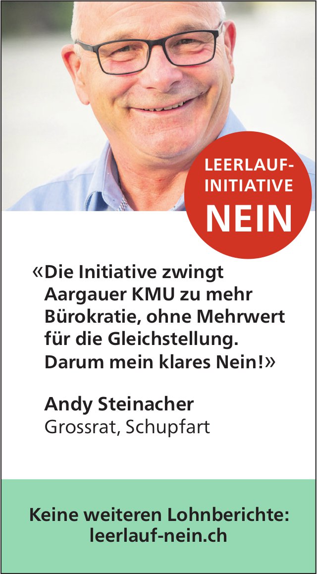 NEIN zur Leerlauf-Initiative