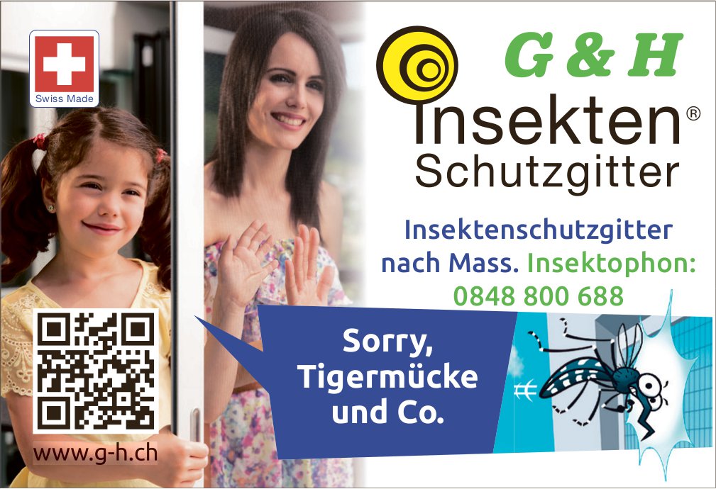 G & H Insekten Schutzgitter, Insektenschutzgitter nach Mass