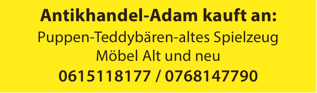 Antikhandel-Adam kauft an: Puppen-Teddybären-altes Spielzeug Möbel Alt und neu
