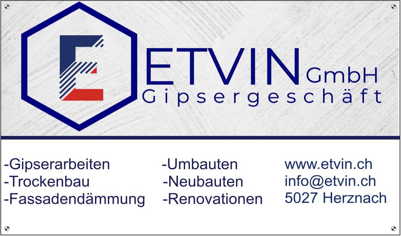 ETVIN GmbH, Herznach - Gipserarbeiten /Trockenbau /Fassadendämmung