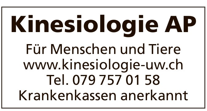 Kinesiologie AP - Für Menschen und Tiere