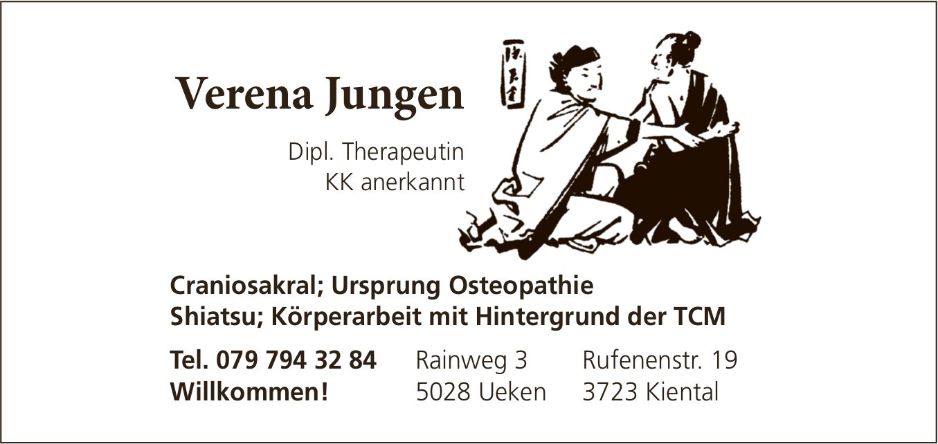 Verena Jungen, Ueken - Dipl. Therapeutin
