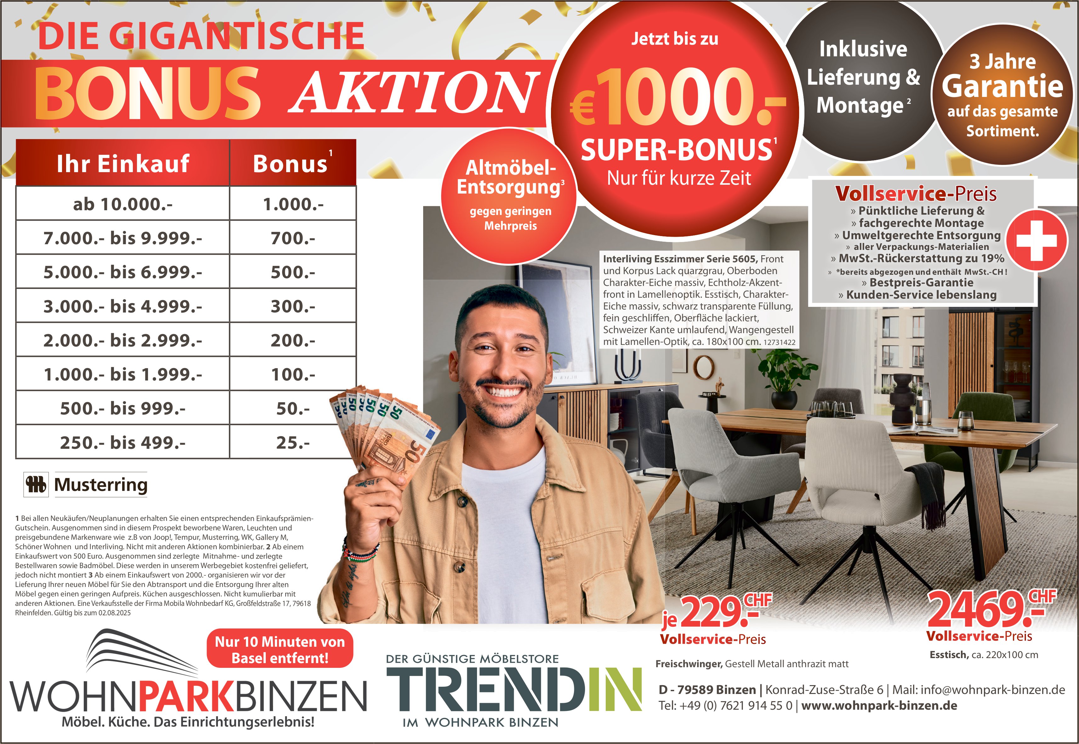 Wohnpark, D-Binzen - Bonus Aktion