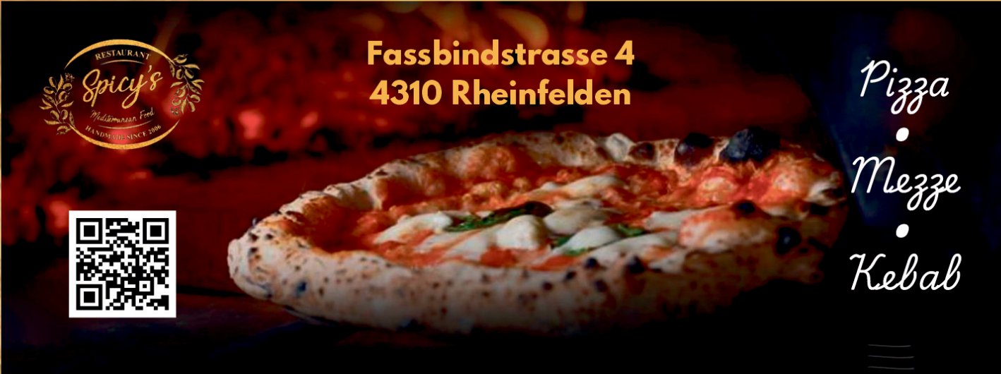 Restaurant Spicey's, Rheinfelden - Pizza - Mezze - Kebab