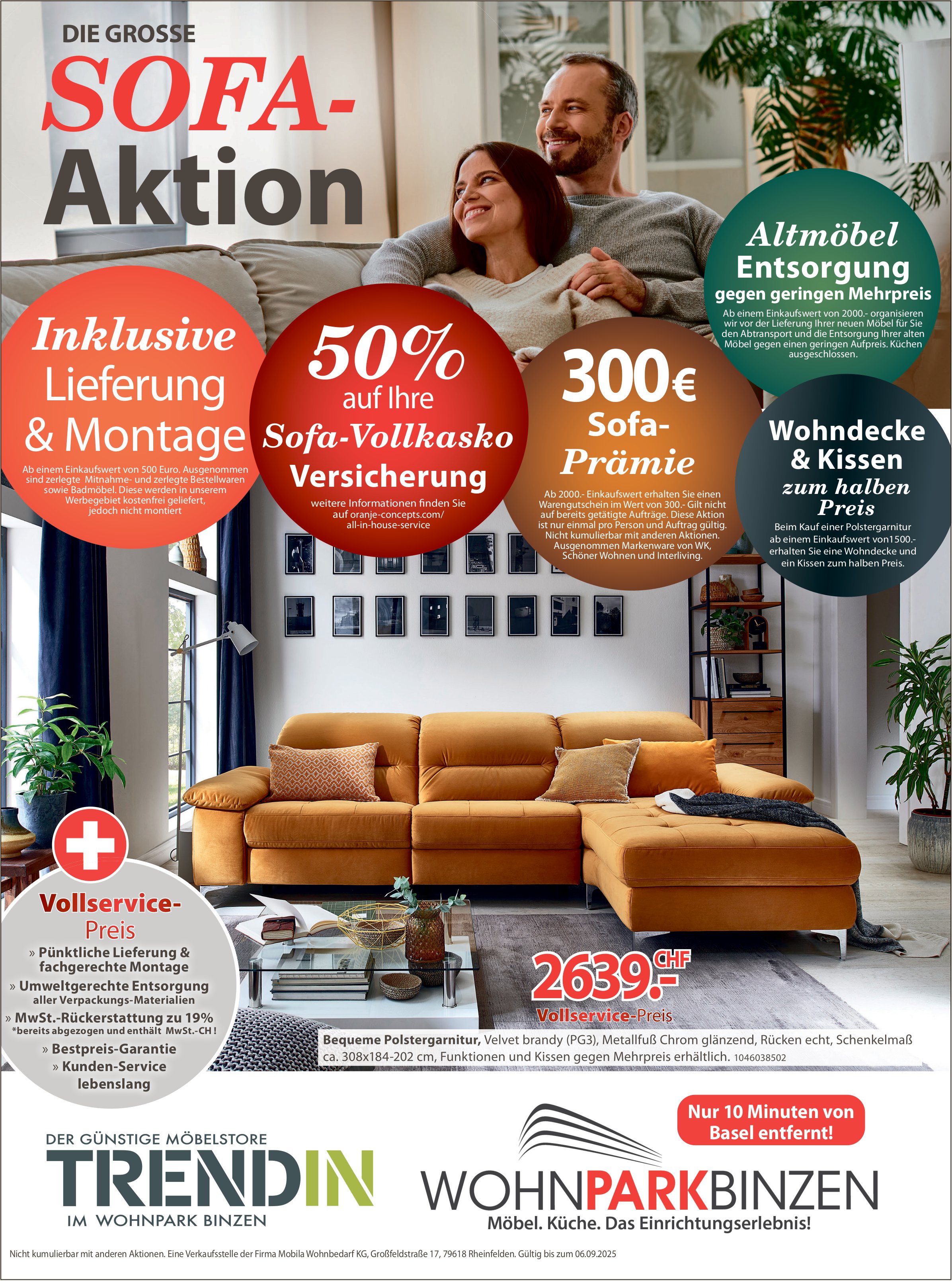 Wohnpark Binzen, Die grosse SOFA-Aktion