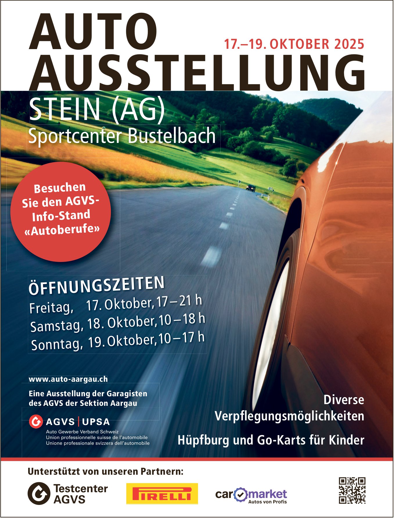 Auto Ausstellung, 17. Oktober - 19. September, Sportcenter Bustelbach, Stein