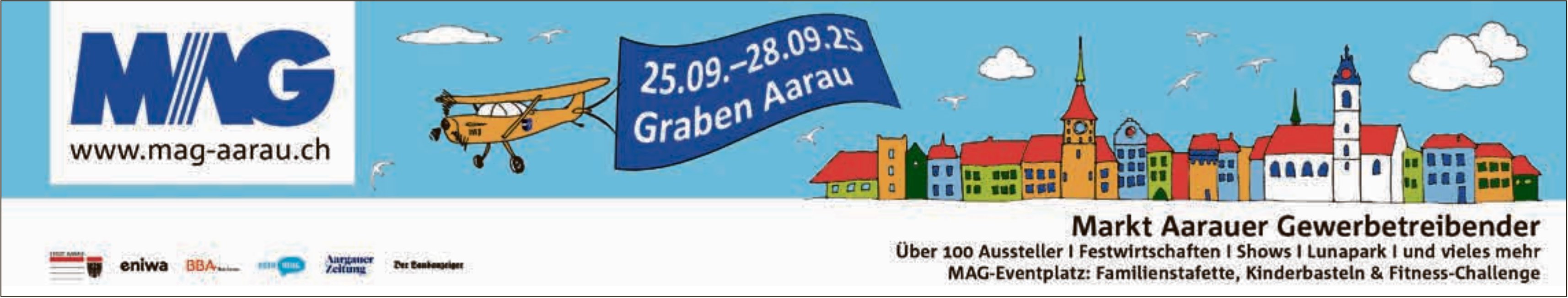 Markt Aarauer Gewerbetreibender, 25. - 28. September, Graben Aarau
