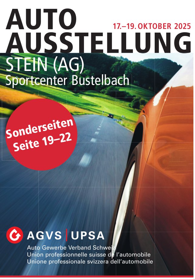 AUTO AUSSTELLUNG, 17. - 19. Oktober, Sportcenter Bustelbach, Stein