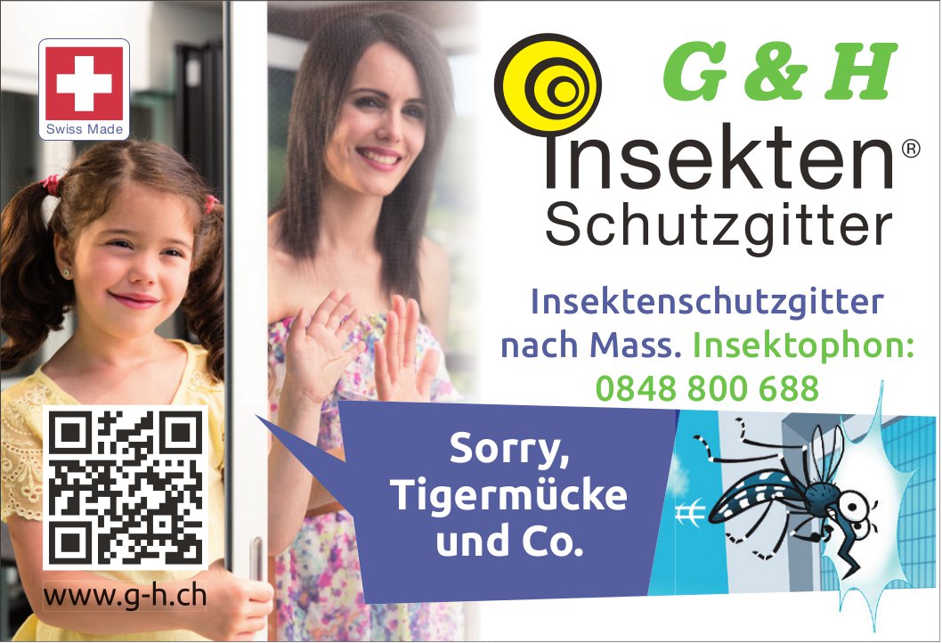 G & H Insekten Schutzgitter, Insektenschutzgitter nach Mass