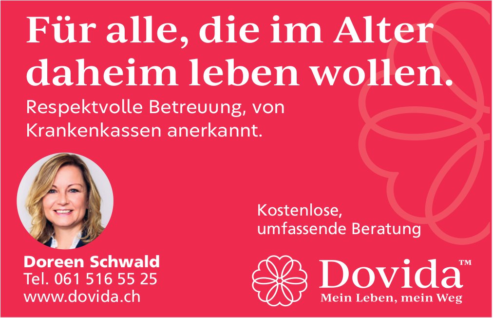 Dovida, Für alle, die im Alter daheim leben wollen.