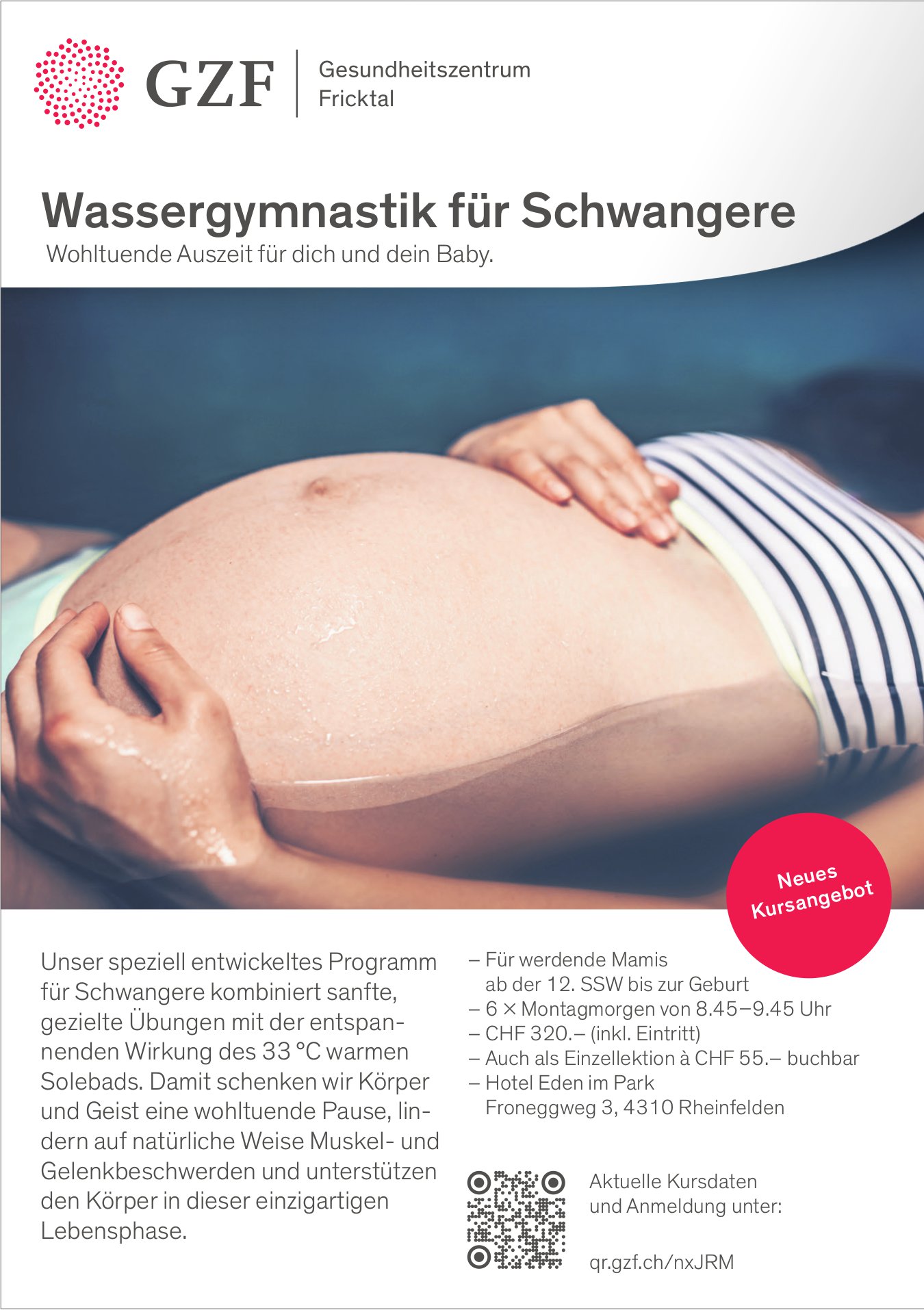 GZF, Rheinfelden - Wassergymnastik für Schwangere