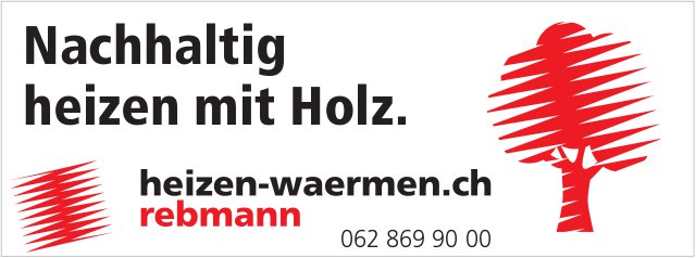 Rebmann,- Nachhaltig heizen mit Holz.